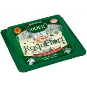 Queso roquefort societe PRESIDENT envase 100 grs